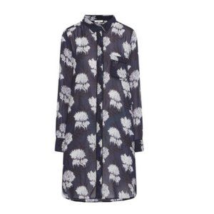 Ganni Navy Shirt Dress